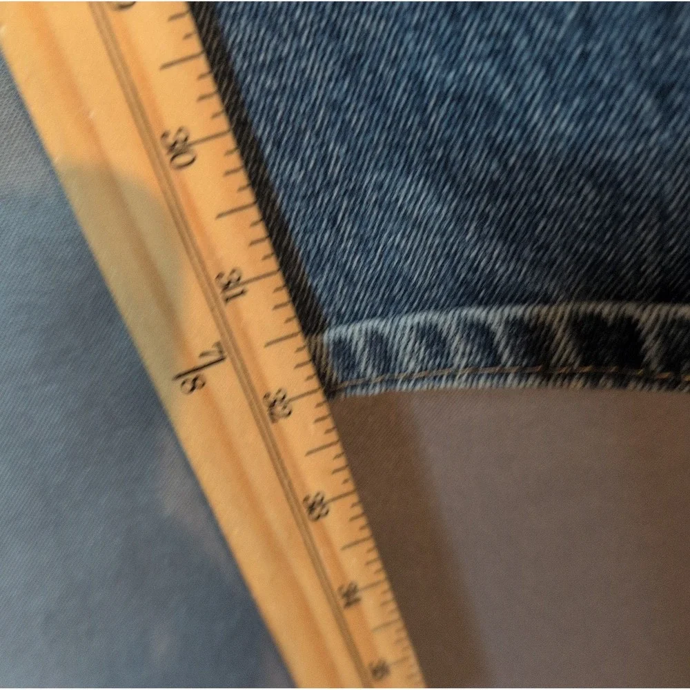 Levis 550 Jeans Mens Blue Denim Relaxed Fit Straight Leg 44x32